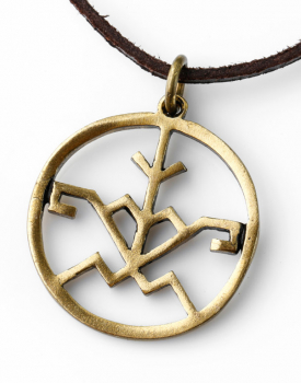 Bronze pendant "Austras tree"